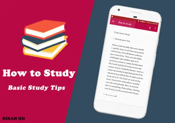 How to study Tips for Study android App screenshot 1